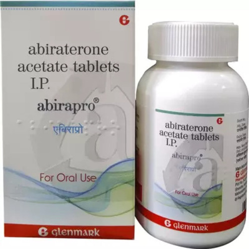 Abirapro Abiraterone Acetate Tablets , Glenmark Pharmaceuticals Ltd, 120 Tablet In 1 Bottle