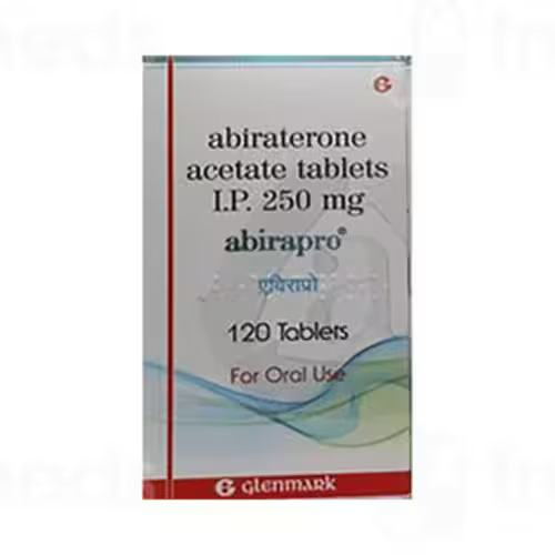 Abirapro Abiraterone Acetate Tablets , Glenmark Pharmaceuticals Ltd, 120 Tablet In 1 Bottle