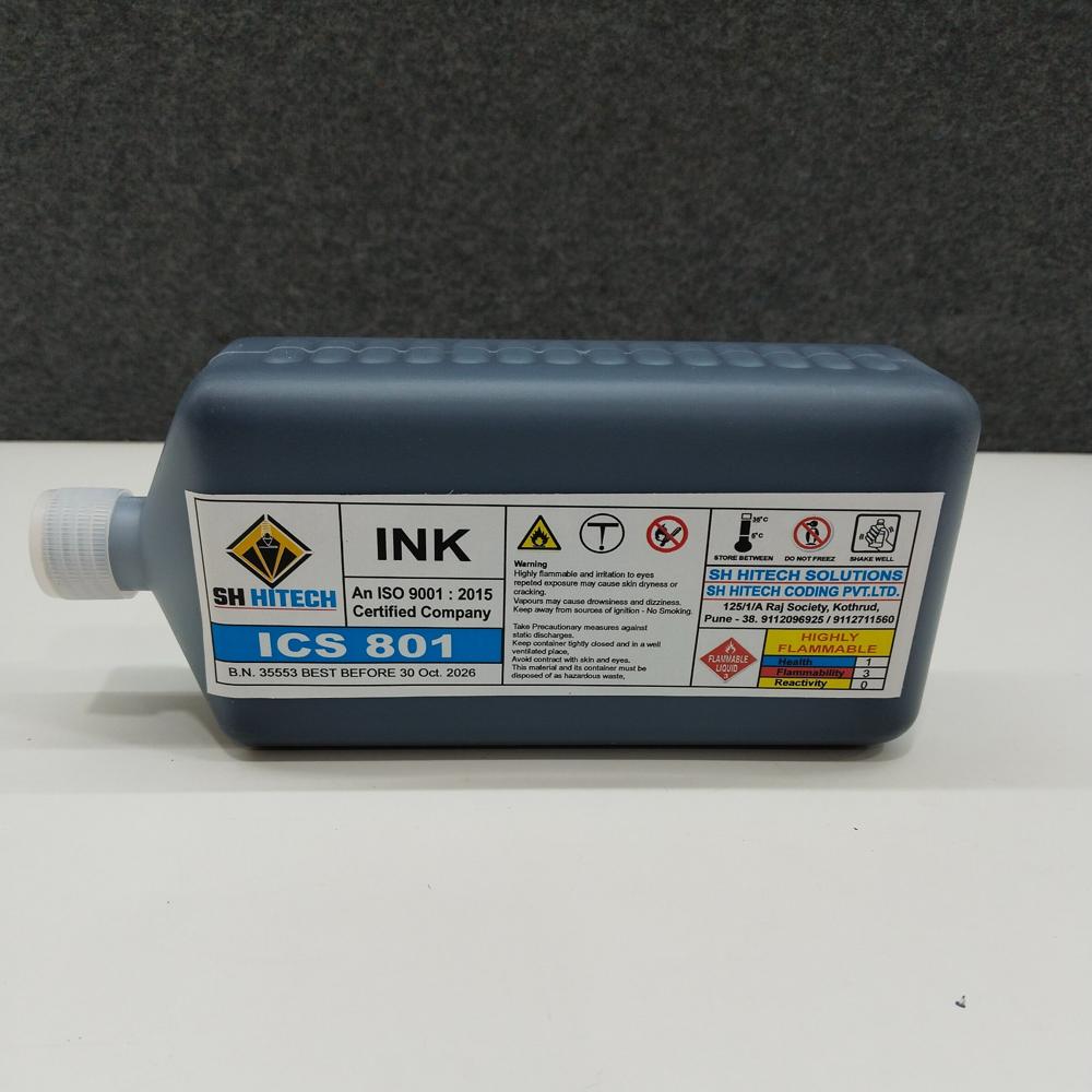 Control Print Ink - Solvent Based Ink, Various Sizes - Digital Printing, Ink Jet, Black