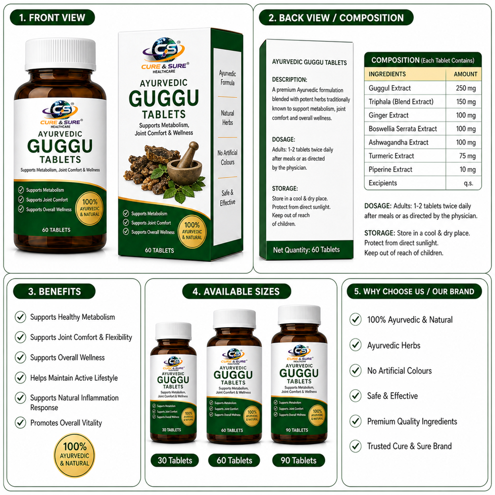 Ayurvedic Guggu Tablets Third Party Manufacturing
