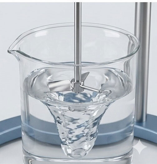 Laboratory Stirrer - Stainless Steel Stirrer Rod, 4000 Rpm Max Speed, 1/20 Hp Variable Speed Motor, Adjustable Height & Angle, Optional Timer | Cast Iron Base, Smooth & Noiseless Operation
