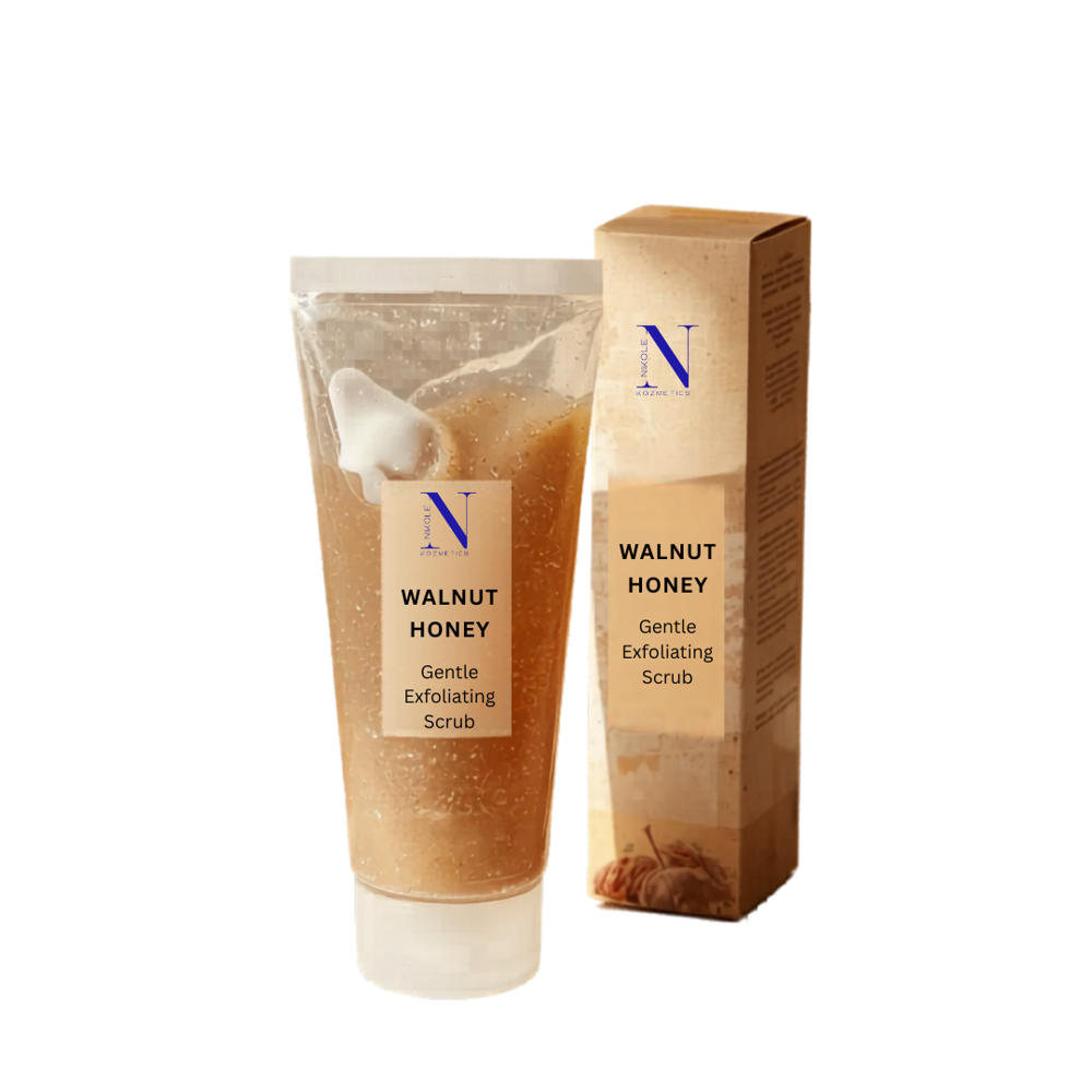 Walnut & Honey Gentle Exfoliating Scrub - Attributes: Smudge Proof