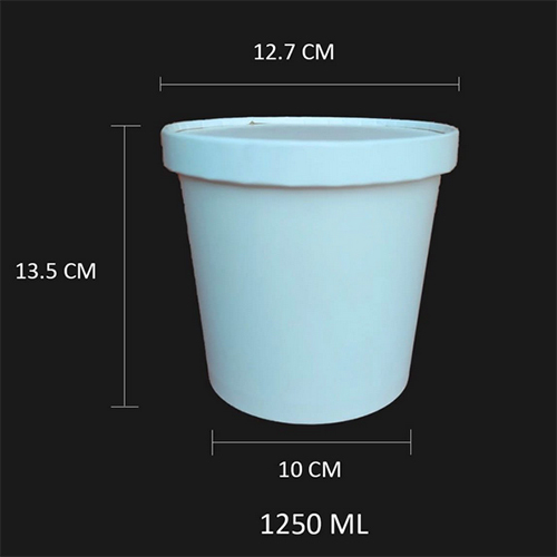 1250ML Round Paper Container