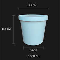 1000ml Round Paper Container