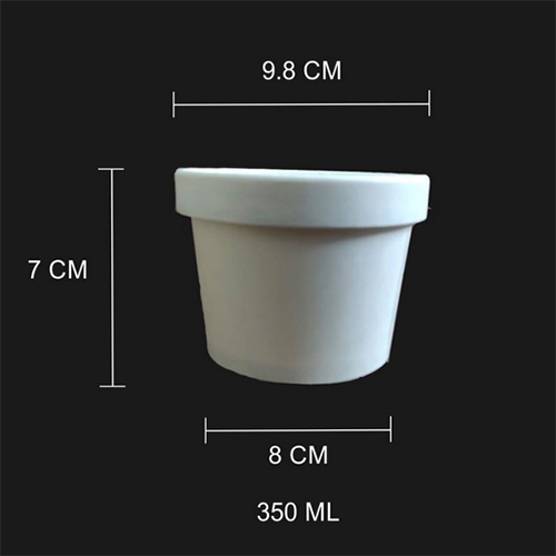 350ML Round Paper Container