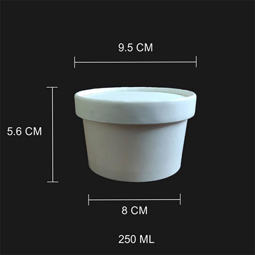 250ML Round Paper Container