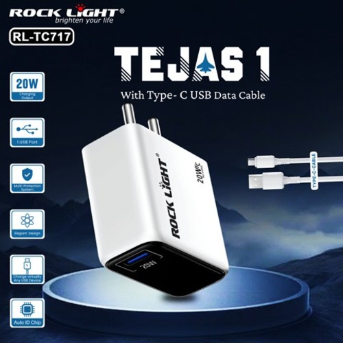 Rock Light Charger V8 Data Cable Rl-Tc717 - Features: Fast Charging