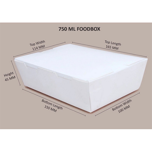 750ML Rectangle Food Box