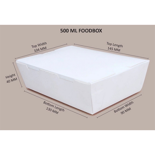 500ML Rectangle Food Box