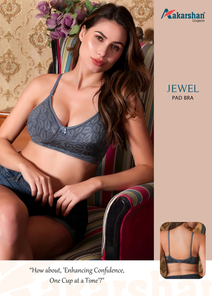 Ladies Jewel Pad Bra