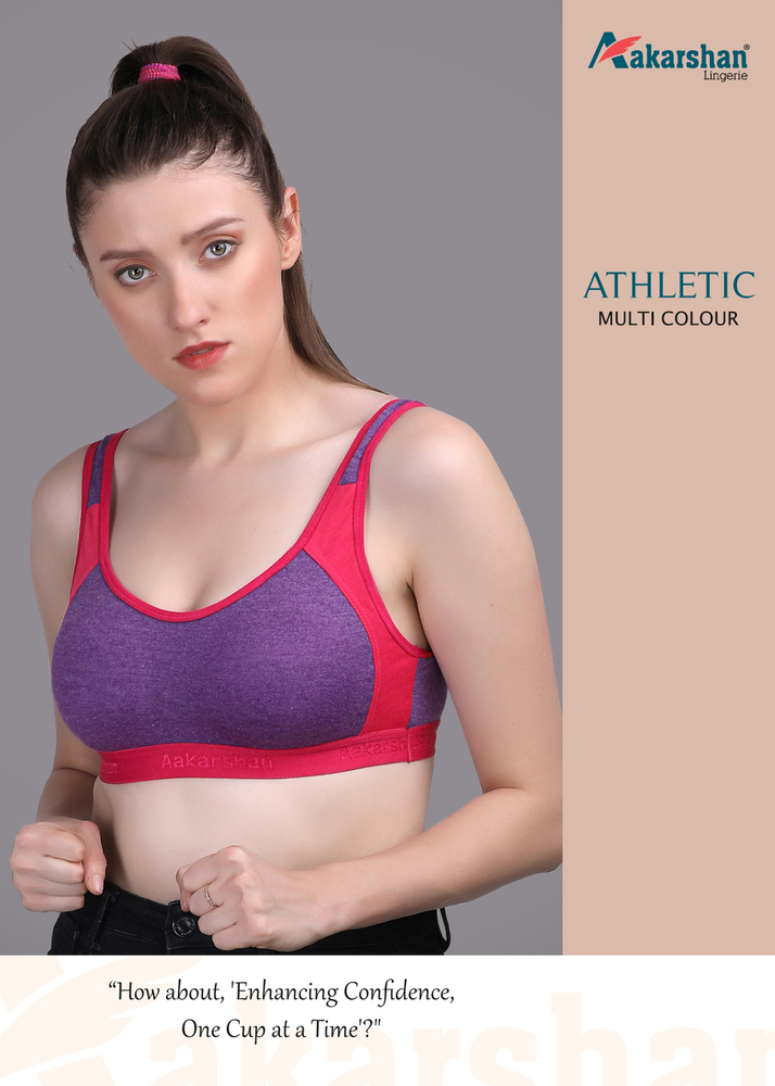 Athletic Multicolor Sports Bra