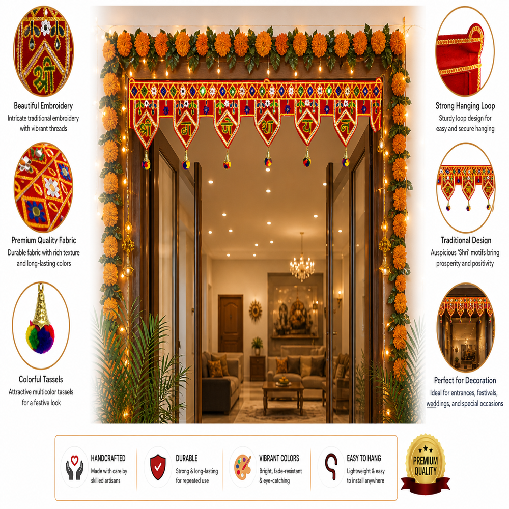 KRISHNA HANDLOOM Decorative Toran for Ethnic Decor K 14