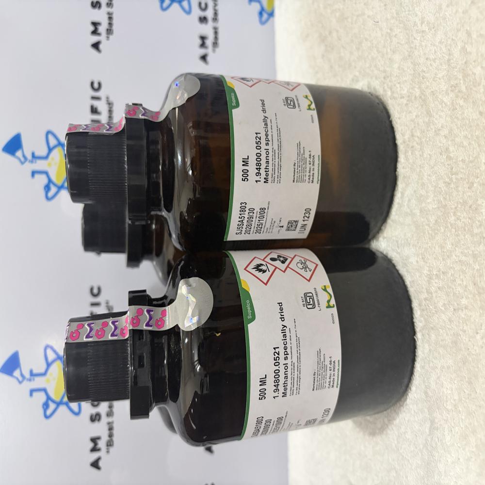 Methanol Specially Dried Merck, 500 ml
