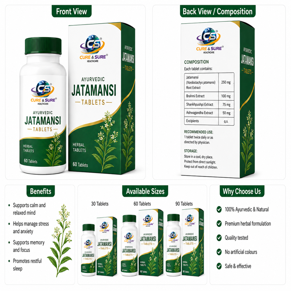 Ayurvedic Jatamansi Tablets Third Party Manufacturing