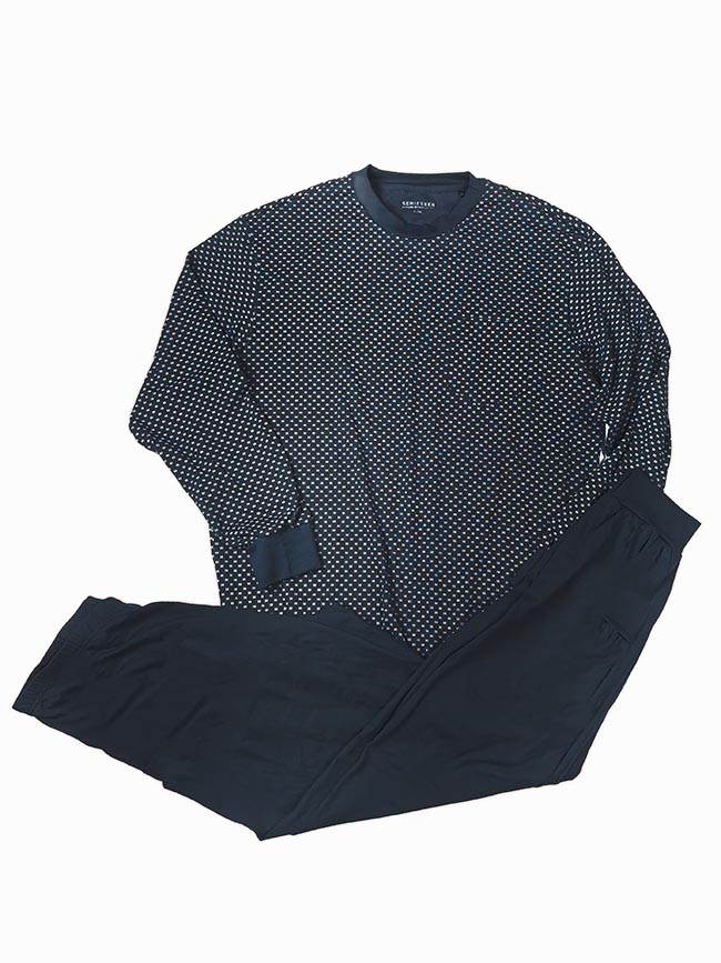 M11659 | SCHIESSER Mens Full Pant Set Pyjamas Assorted