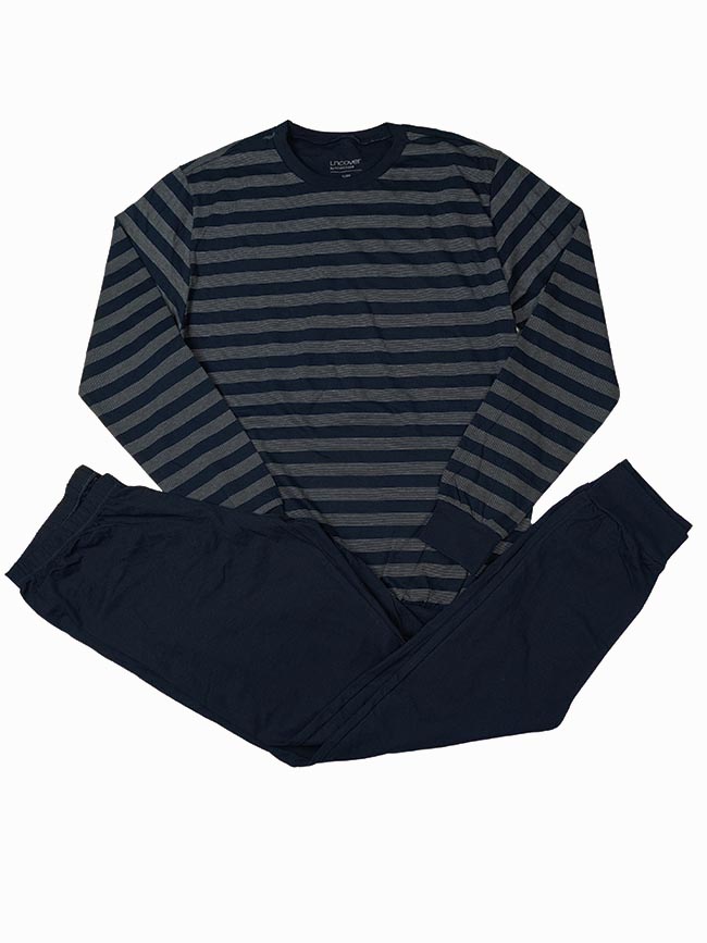 M11659 | SCHIESSER Mens Full Pant Set Pyjamas Assorted
