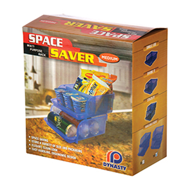 Plastic Medium Space Saver 2 Pcs Pack 
