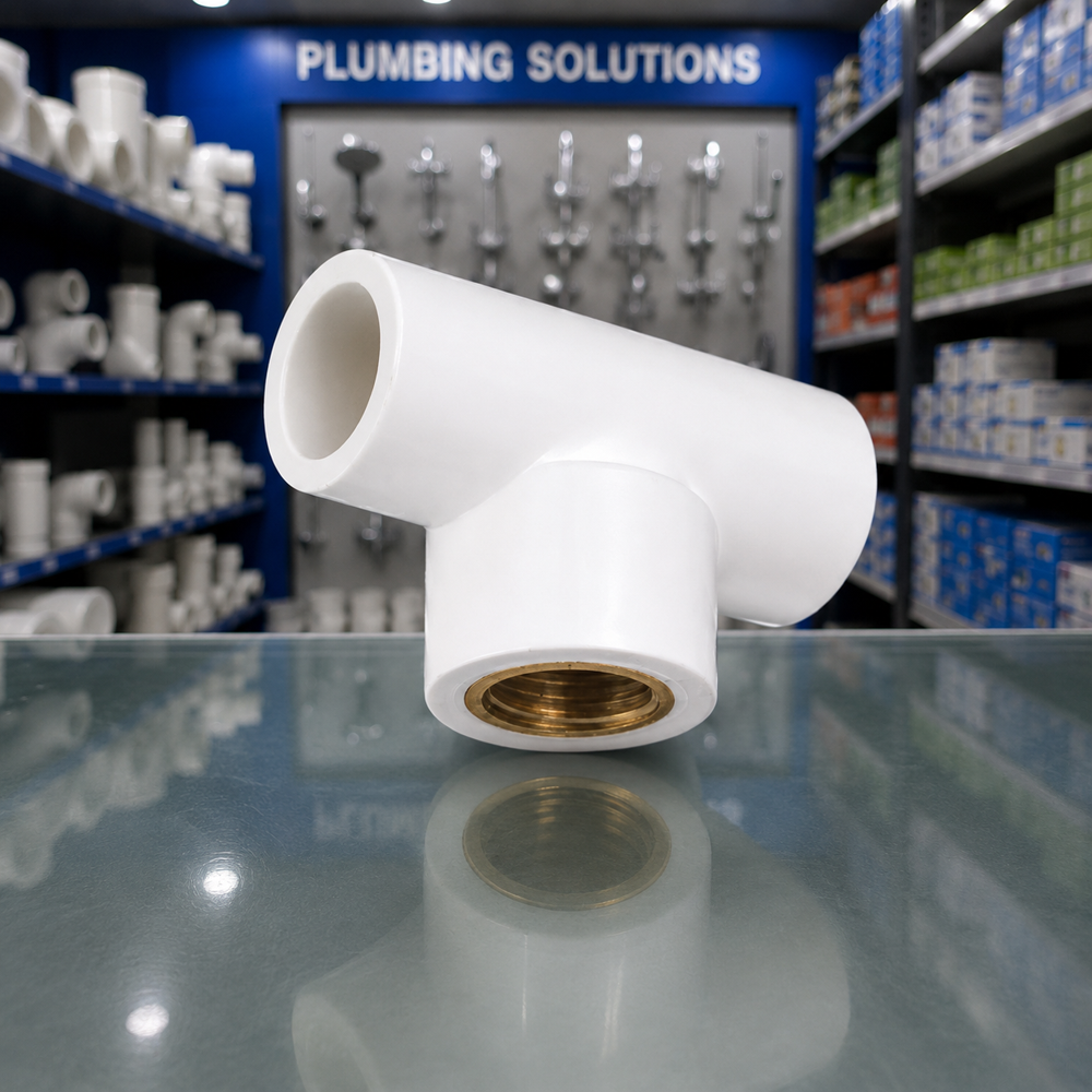 UPVC Brass Fittings Tee