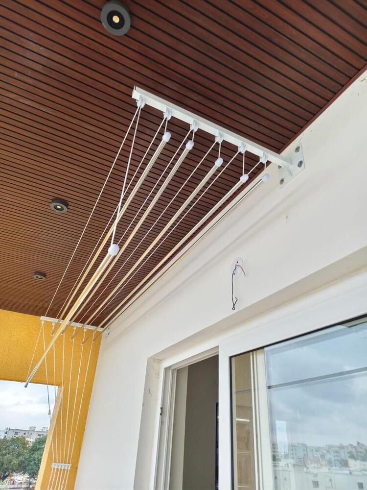 Retractable Pulley Clothesline Rack