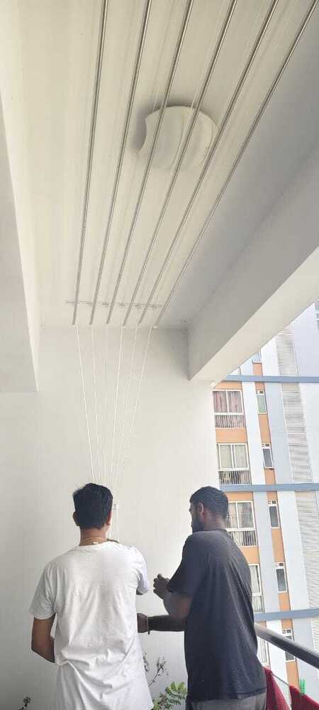 Premium Ceiling Clothes Hanger Rack