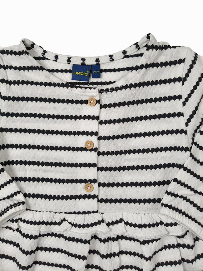 A31320 | JUNIORS Baby Girls Long Sleeve Dress