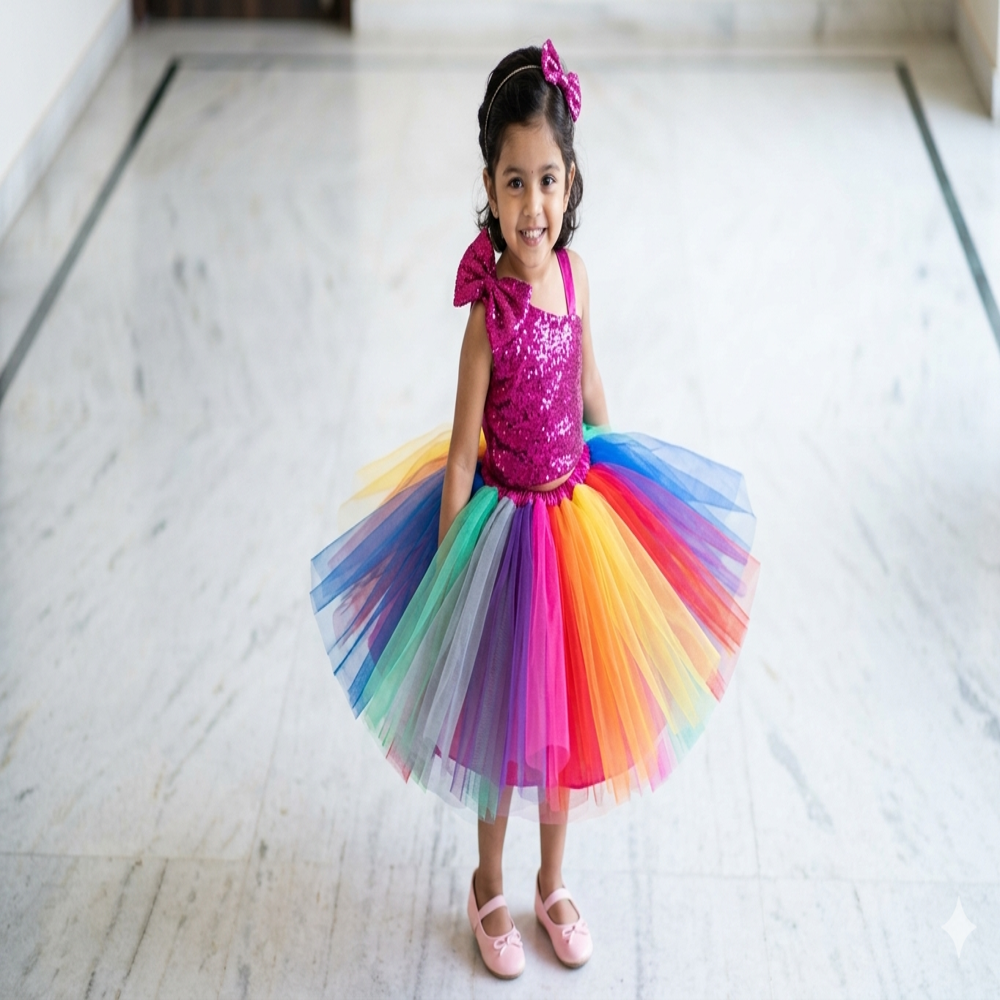 Kids skirt and top