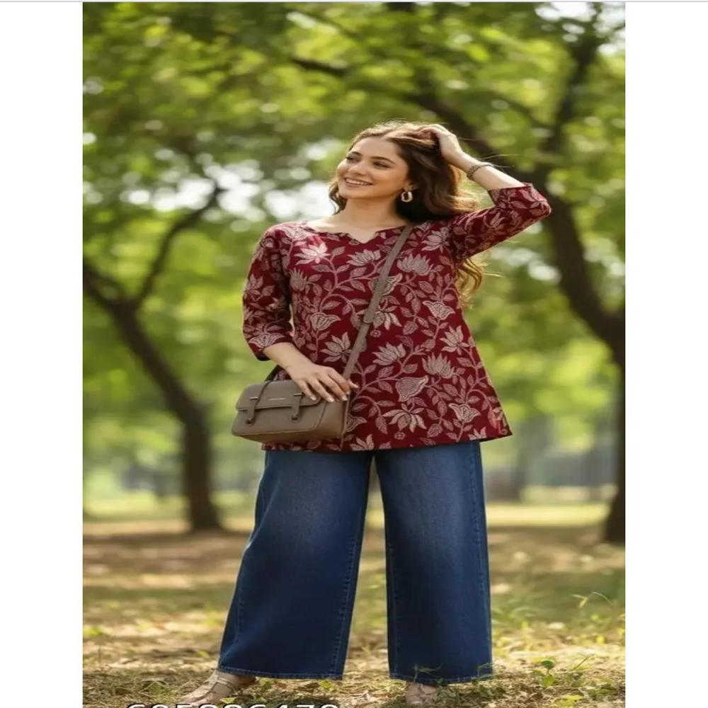 WOMENS SHORT, COMFORTABLE & STYLISH KURTI TOPS