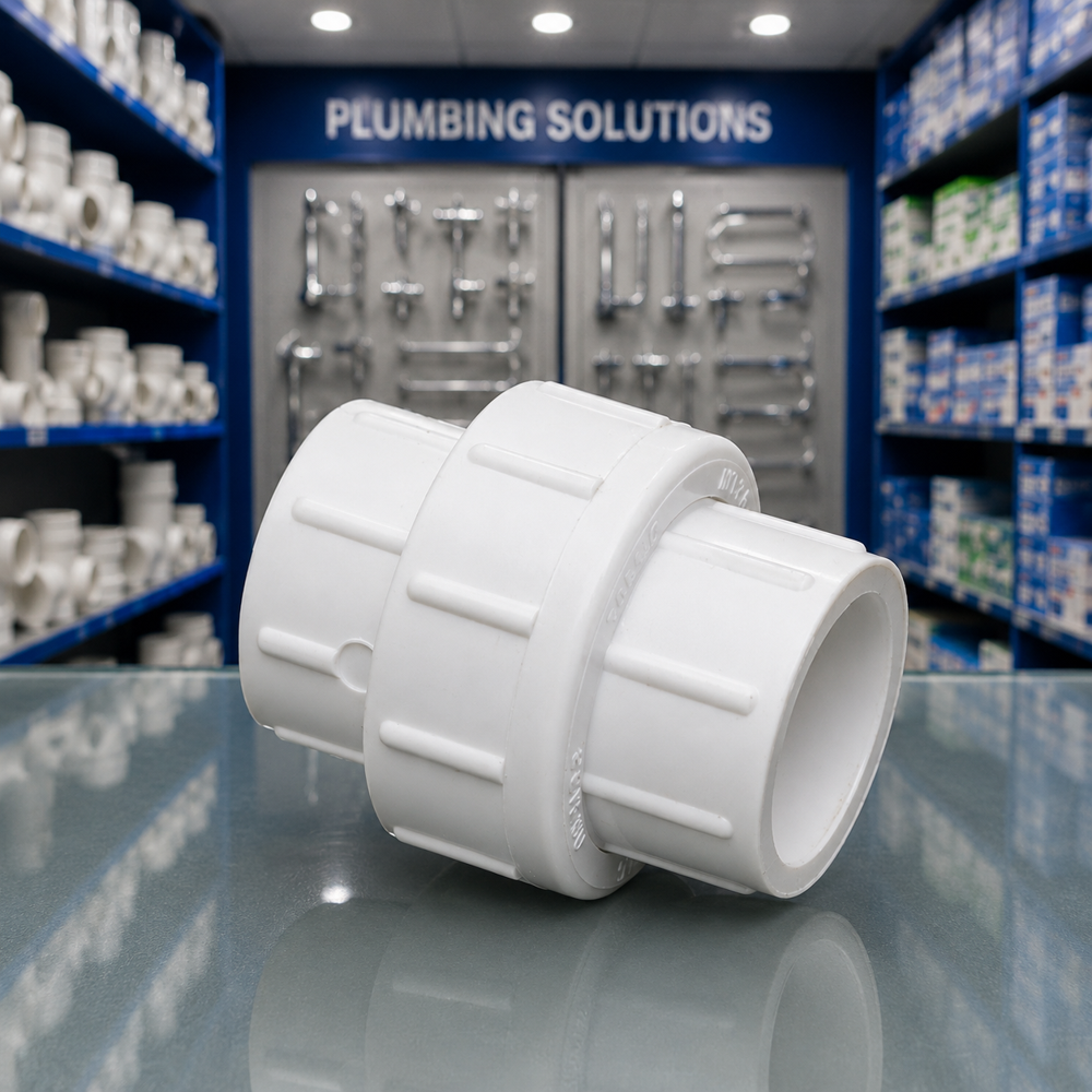 Upvc Union - Color: White