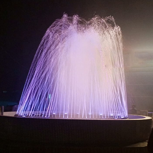 Ring Fountain - Stainless Steel, 1-6ft Diameter, Silver | Rust Resistant, Low Noise, Led Lighting Option