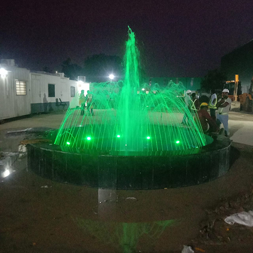 Ring Fountain - Stainless Steel, 1-6ft Diameter, Silver | Rust Resistant, Low Noise, Led Lighting Option