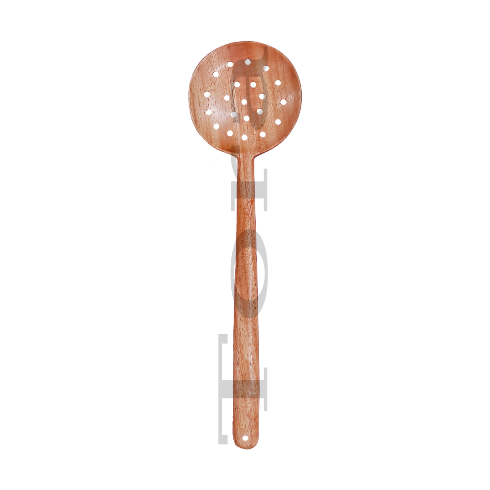 Tora Neem Wood Skimmer Ladle Export Quality Handmade (TCNU9006)