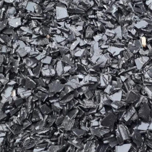 Black ABS FR Plastic Grinding