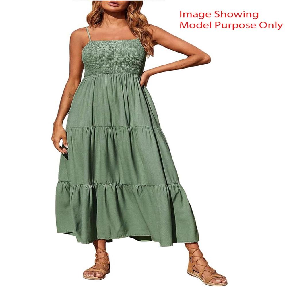 W13633 | Jolie & Joy Ladies Woven Strappy Rayon Dress - Color: Assorted