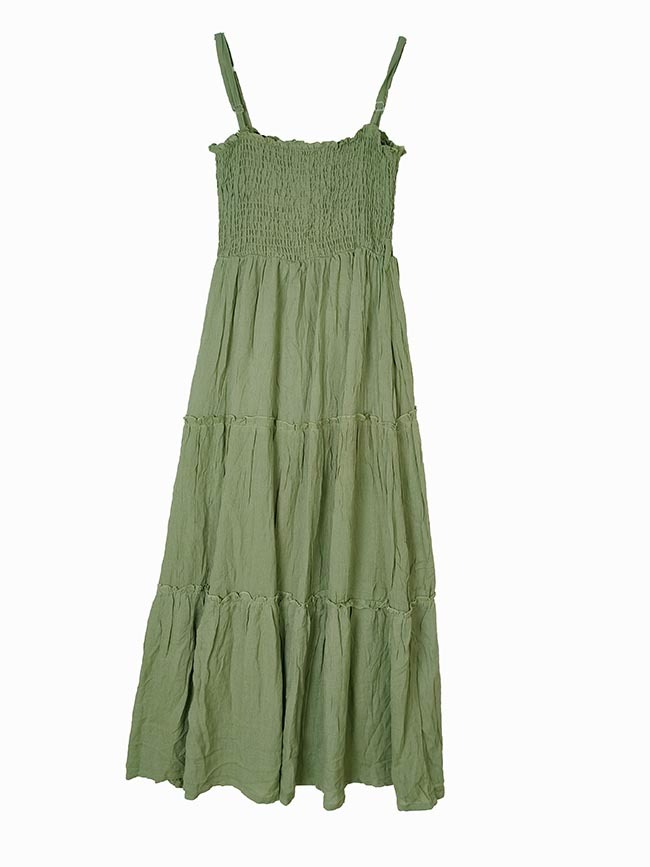 W13633 | Jolie & Joy Ladies Woven Strappy Rayon Dress
