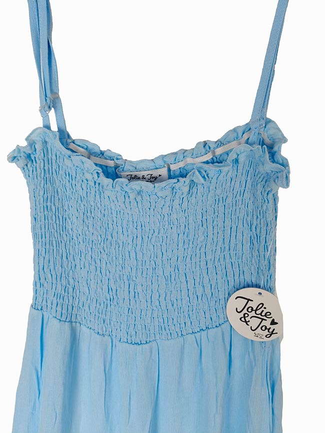 W13633 | Jolie & Joy Ladies Woven Strappy Rayon Dress