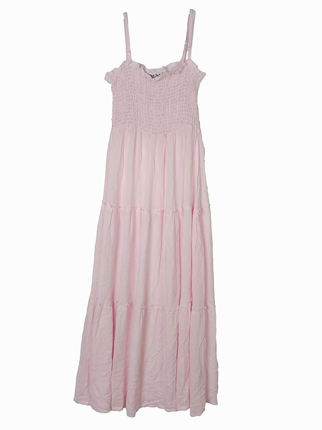 W13633 | Jolie & Joy Ladies Woven Strappy Rayon Dress