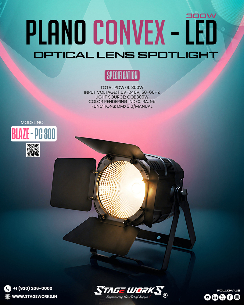 Stage Works 200W COB Square surface light -No Zoom (CROMA SQUARE - 200)