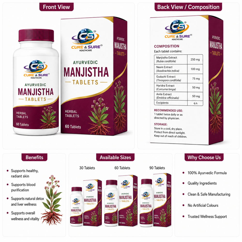 Ayurvedic Manjistha Tablets Third Party Manufacturing