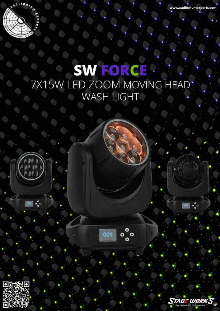Auditorium SW IP65 Outdoor 7x60W 4in1 LED Moving Wash