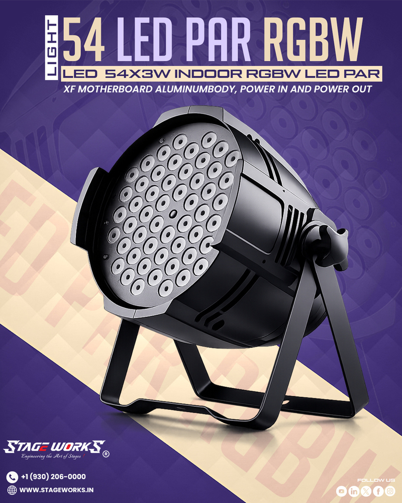Auditorium SW Chroma LP54X COB Led Par