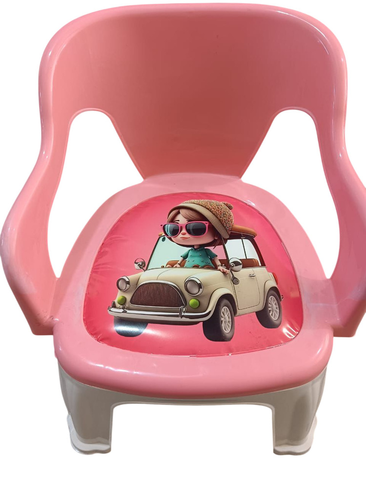 Pink Plastic Baby Chair