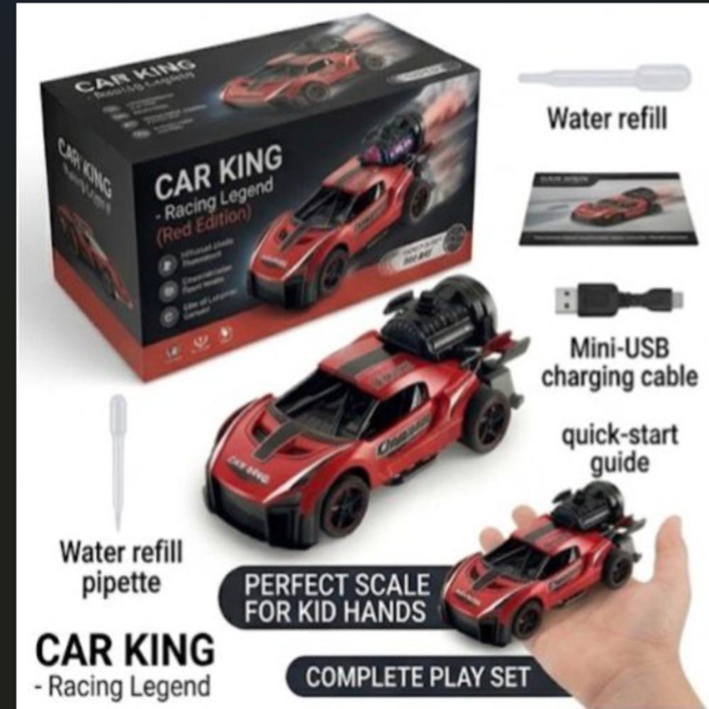 Die Cast Pull Back Smoke Car - Color: Assorted Colors