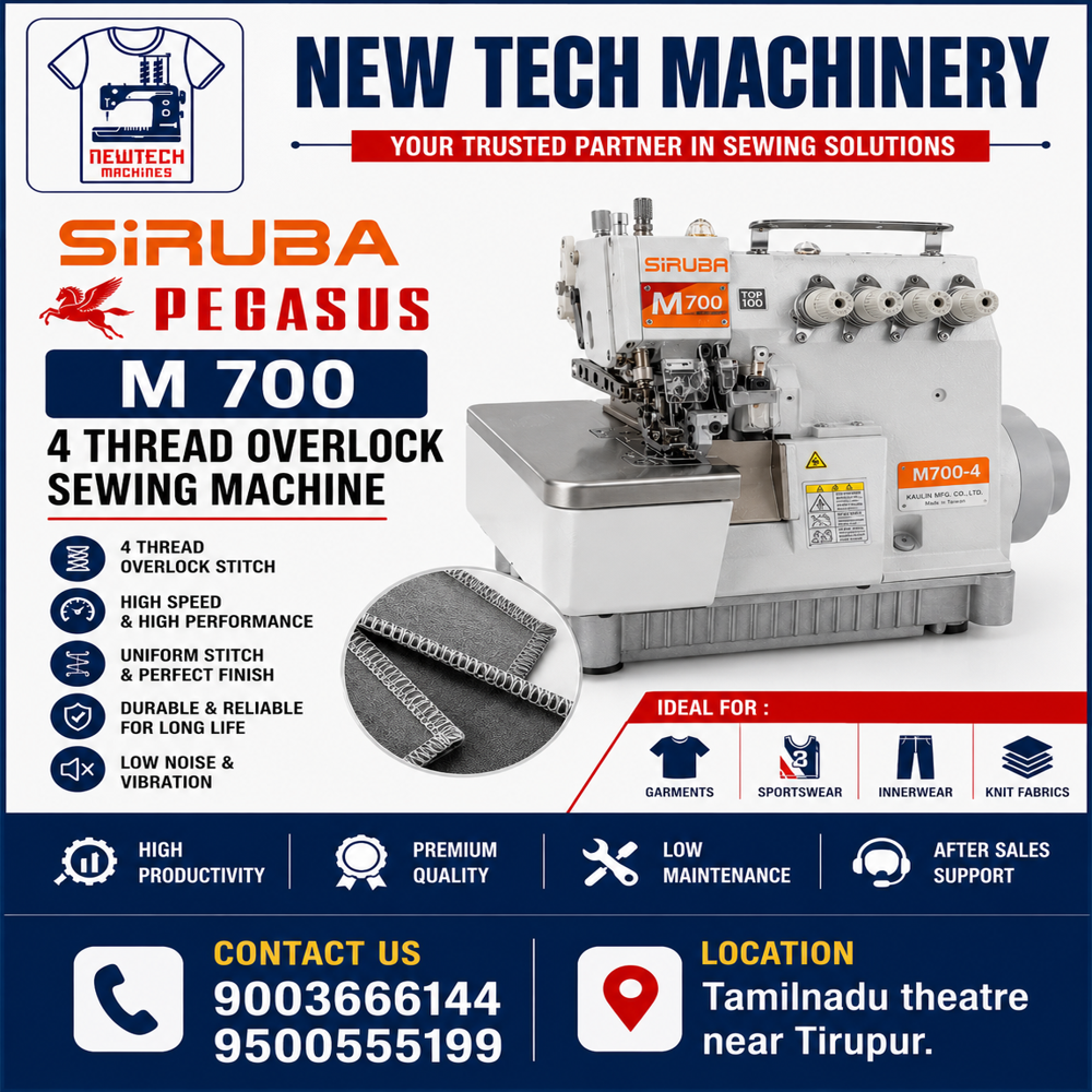 PEGASUS M700 4THEARD OVERLOCK MACHINE