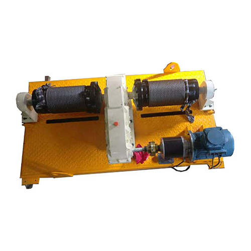 2Ton Double Drum Electric Winch Machine - Capacity: 2 Ton