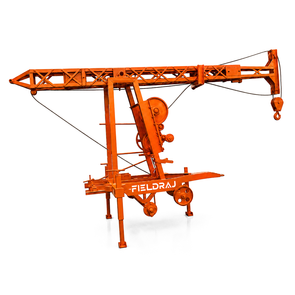 Tractor Mounted Borewell Pipe Pulling Machine