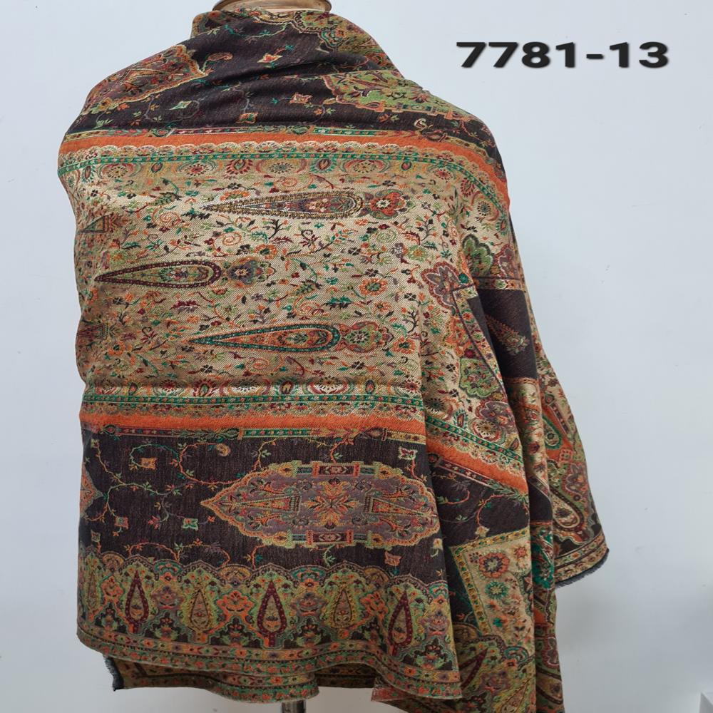 Fine wool shimmer woven kalamkari shawls 