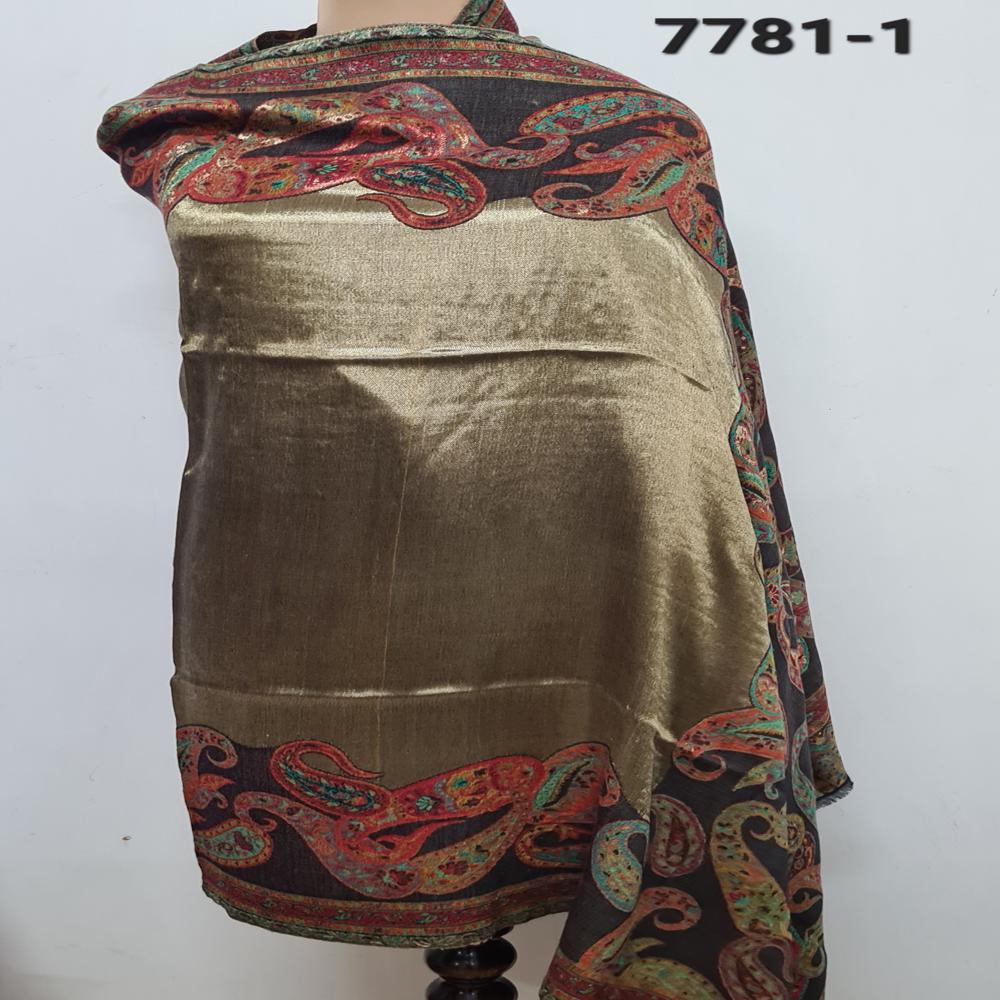 Fine wool shimmer woven kalamkari shawls 