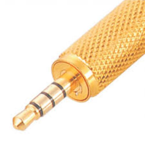 4 Pole Stereo Connector Gold Plated