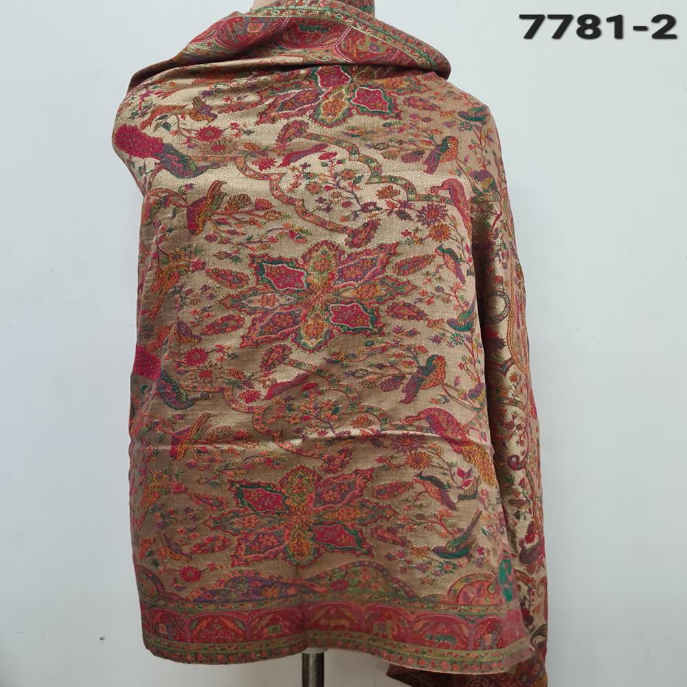 Fine wool shimmer woven kalamkari shawls 