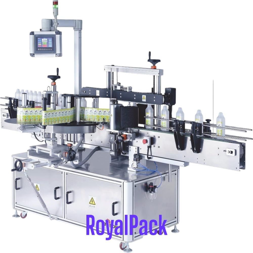 Fully Automatic Sticker Labeling Machine - Stainless Steel, Electric Drive Type | No-bottle No-label System, Fast Printing Speed At 100 Bottles/min, User-friendly Design For Flat/oval/square Products